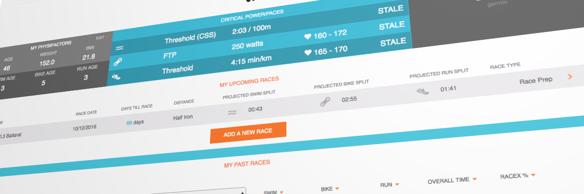 TriDot Triathlon performance benchmarks