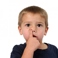 Picking your nose: a bad habit!